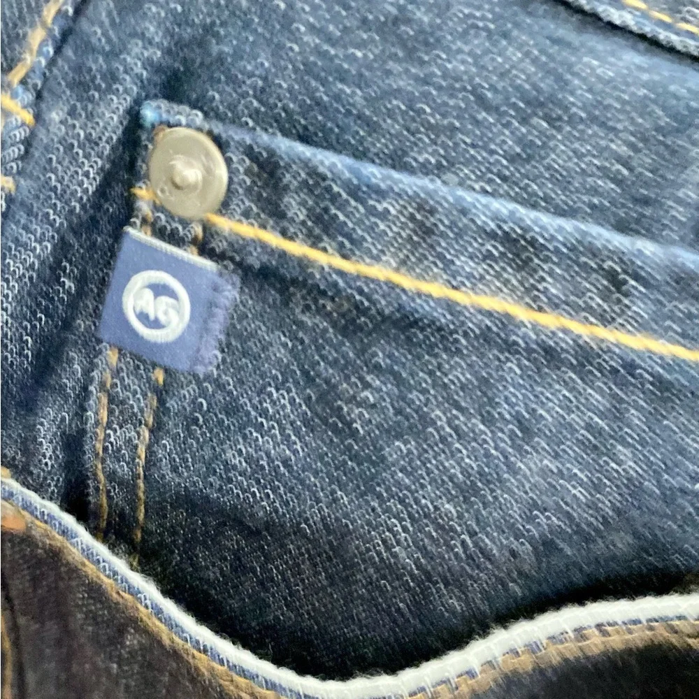 AG Adriano Goldschmied Jeans Mens 36 х 32 Blue Slim Straight Leg - Picture 6 of 17